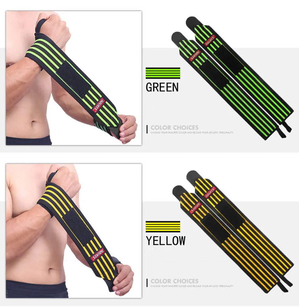 AOLIKES 1 Pair Wrist Wraps for Weightlifting-Gym Wrist Straps for Weightlifting Wrist Support for Powerlifting,Strength Training