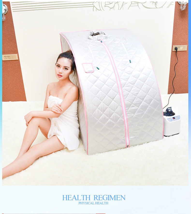 Portable Steam Sauna Slimming Household Cabin Ease Insomnia Weight Loss Steamer Pot