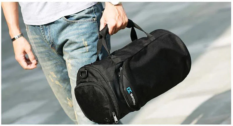 Men Gym Bags For Training Bag Tas Fitness Travel Sac De Sport Outdoor Sports Swim Women Dry Wet Gymtas Yoga Shoes Bag XA103WA