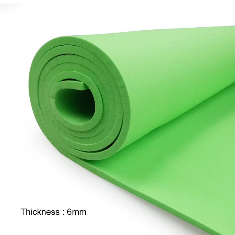 6MM Thick Yoga Mat Anti-skid Sports Fitness Mat  EVA Comfort Foam yoga matt for Exercise, Yoga, and Pilates Gymnastics mat