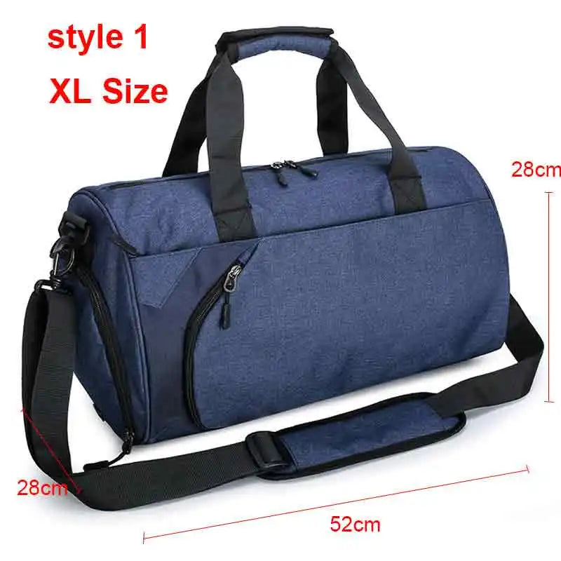 Men Gym Bags For Training Bag Tas Fitness Travel Sac De Sport Outdoor Sports Swim Women Dry Wet Gymtas Yoga Shoes Bag XA103WA