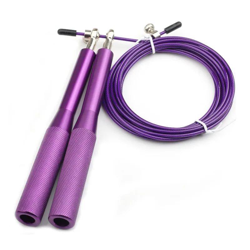 Speed Jump Rope Crossfit Professional Men Women Gym Cable Steel Wire Bearing Skipping Rope Adjustable Fitness Jump Ropes