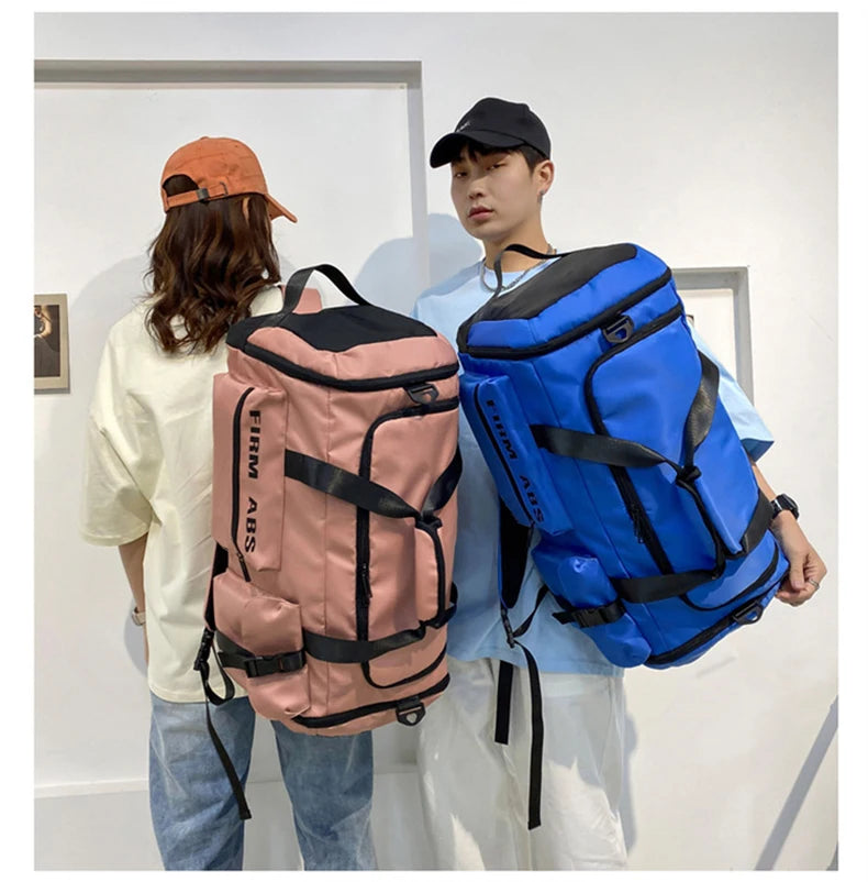 Gym Bags For Men Backpack Women Large Capacity Sports Duffle Traveling Bag with Shoes Compartment sac de sport XD121Y