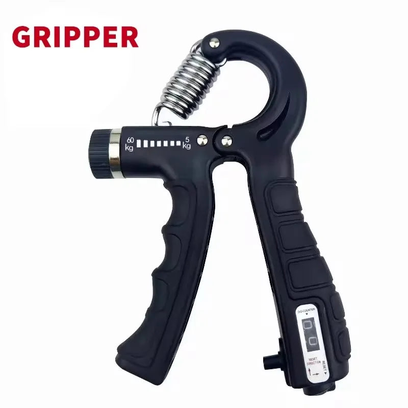 Gripper Kit,Adjustable Countable R-Type Hand Grip,Exercise Strengthening Pliers Spring,Finger Gripper,Wrist Expander