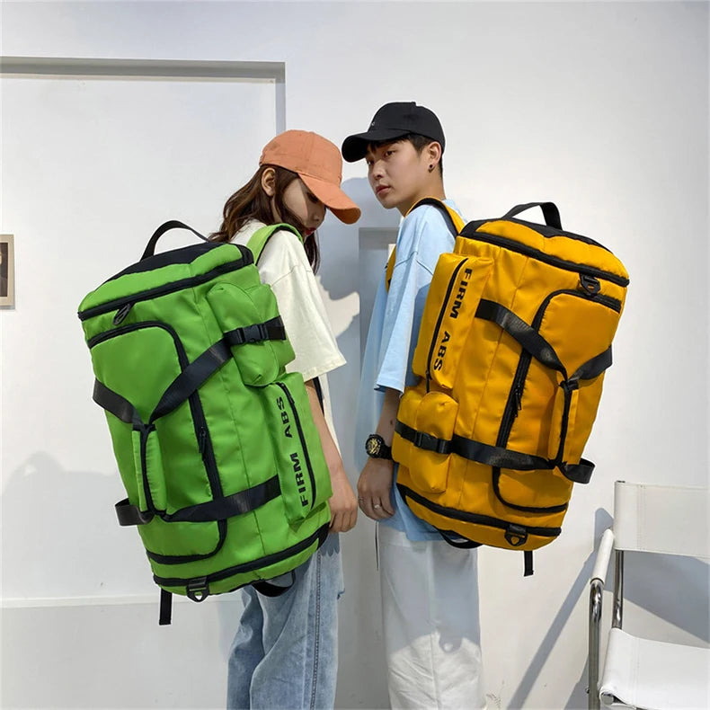 Gym Bags For Men Backpack Women Large Capacity Sports Duffle Traveling Bag with Shoes Compartment sac de sport XD121Y