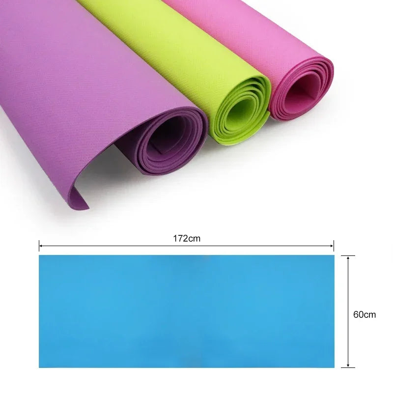 6MM Thick Yoga Mat Anti-skid Sports Fitness Mat  EVA Comfort Foam yoga matt for Exercise, Yoga, and Pilates Gymnastics mat