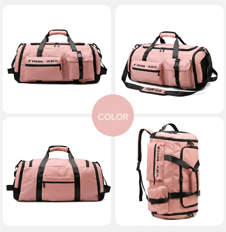 Gym Bags For Men Backpack Women Large Capacity Sports Duffle Traveling Bag with Shoes Compartment sac de sport XD121Y